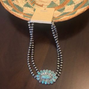 NWT squash blossom necklace & matching bracelet